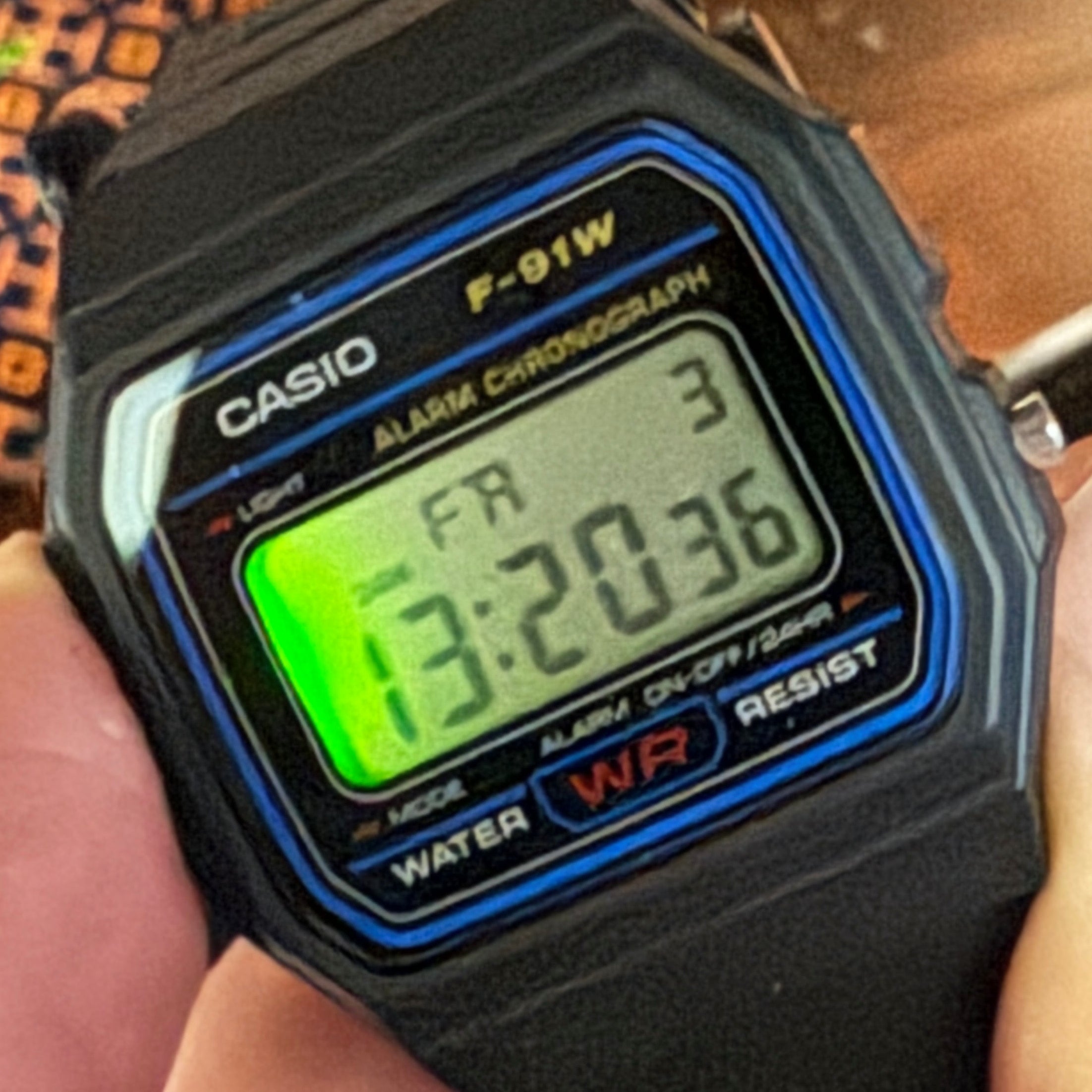CASIO F91W-1 Men's Classic Resin Strap Sport Wristwatch