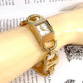 TORY BURCH TBW5411 GEMINI All GOLD PLATED WOMEN’S BRACELET WATCH